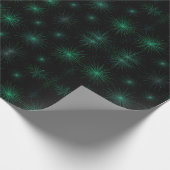 Green Starburst Cadeaupapier (Hoek)