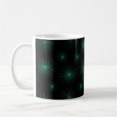 Green Starburst Koffiemok (Links)