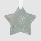 Green Starburst Ornament (achterkant)