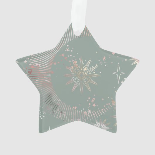 Green Starburst Ornament (achterkant)