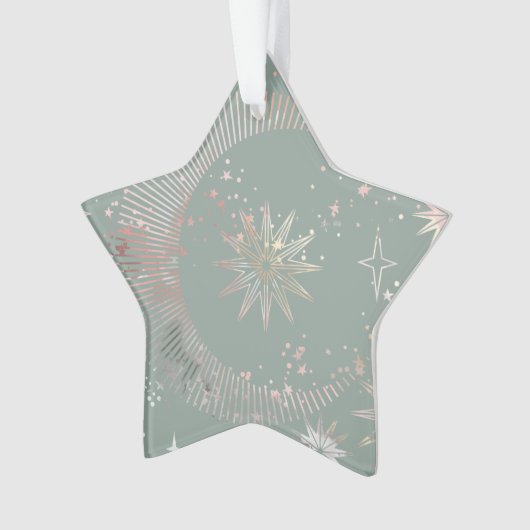 Green Starburst Ornament (voorkant)