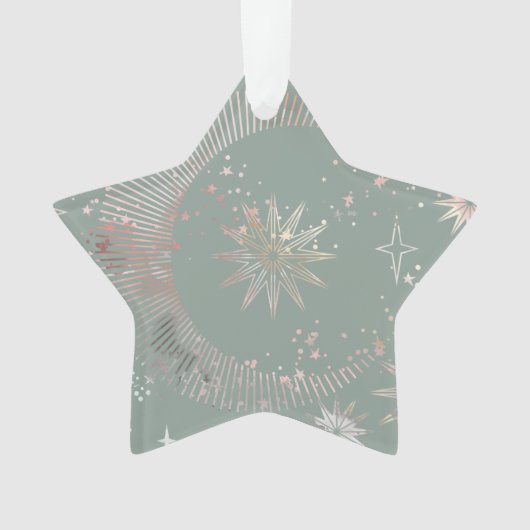 Green Starburst Ornament (voorkant)