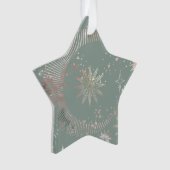Green Starburst Ornament (voorkant)