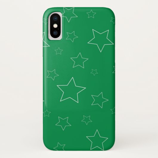 Green Stars iPhone / iPad case (Achterkant)