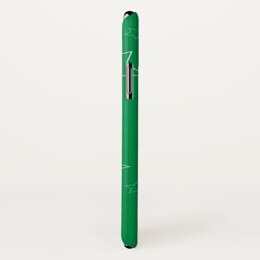 Green Stars iPhone / iPad case (Achterkant / rechts)