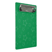 Green Stars Mini Klembord (Schuin)
