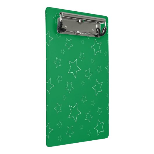 Green Stars Mini Klembord (Schuin)