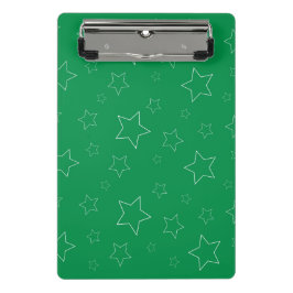 Green Stars Mini Klembord