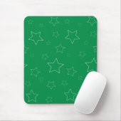 Green Stars Mousepad Muismat (Met muis)