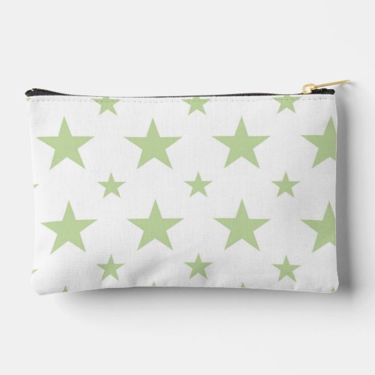 Green Stars Pattern Constellation Pencil Case Etui (Achterkant)