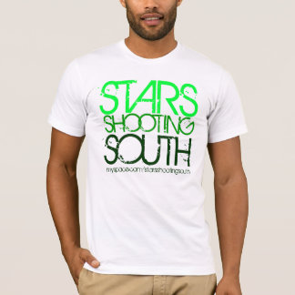 Green Stars Shooting South T-shirt