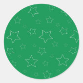 Green Stars Stickers (Voorkant)