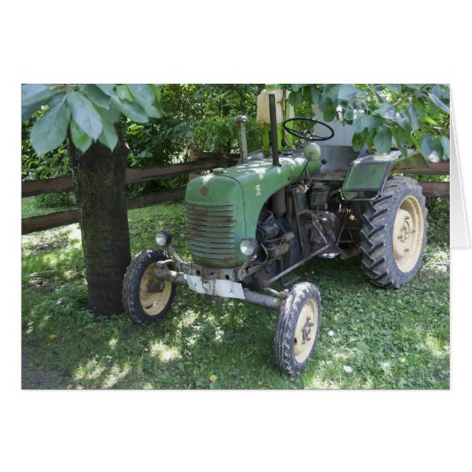 Green Steyr Tractor 80A (Voorkant Horizontaal)