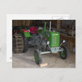 Green Steyr Tractor KL I Briefkaart (Voorkant / Achterkant)