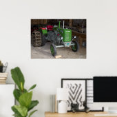 Green Steyr Tractor KL I Poster (Thuiskantoor)