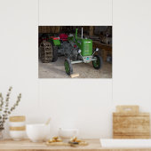 Green Steyr Tractor KL I Poster (Keuken)