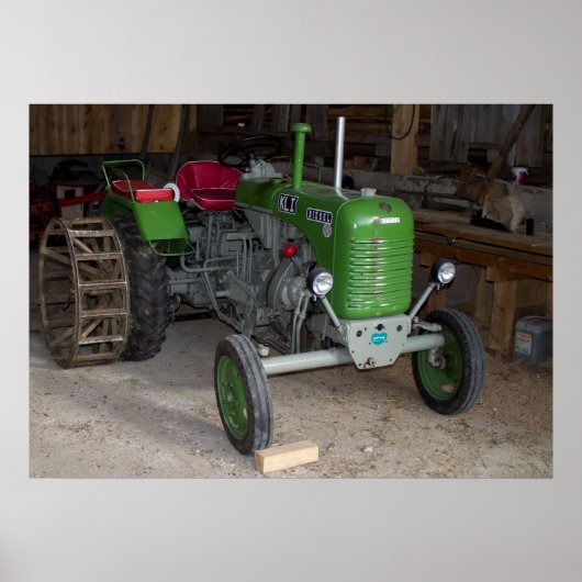 Green Steyr Tractor KL I Poster (Voorkant)
