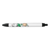 Green Stick Figuur Cheerleader Zwarte Inkt Pen (Voorkant)