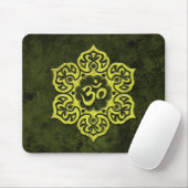 Green Stone Floral Om Muismat (Met muis)