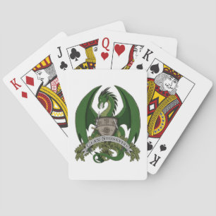 Green Stonefire Dragons die Kaarten spelen