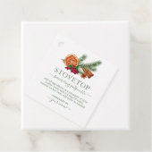 Green Stovetop Potpourri Tag Bedankjes Labels (In situ)