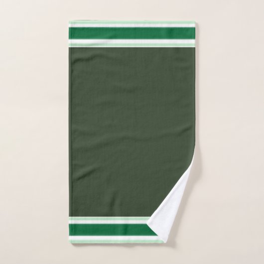 Green Stripe Bad Handdoek (Handdoek)