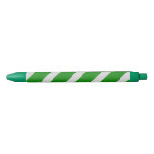 Green Stripe Glitter Zwarte Inkt Pen (Voorkant)