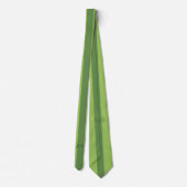 Green Stripe Monogrammed Stropdas (Achterkant)