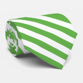 Green Stripe Stropdas (Opgerold)