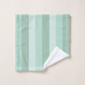 Green Striped Ombre Bad Handdoek (Wasdoekje)