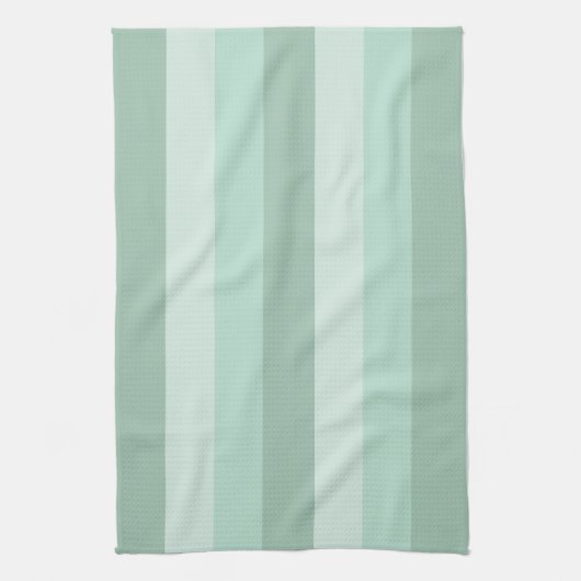 Green Striped Ombre Kitchen Towels Theedoek (Verticaal)