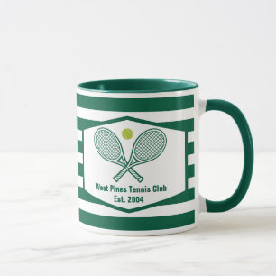 Green Striped Tennis Custom Country Club Mok