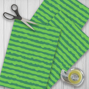 Green Striped Watermelon Tissuepapier