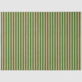 Green Stripes  Kraft Brown met kerstmis Tissuepapier (Voorkant)