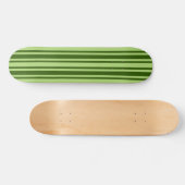 Green Stripes op maat skateboard (Horizontaal)