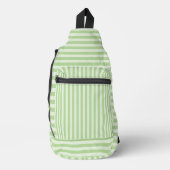 Green Stripes Sling Bag (Voorkant)