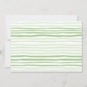 Green Stripes We Moved Y'all Moving Announcement Kaart (Achterkant)