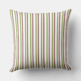 green strips throw pillow kussen
