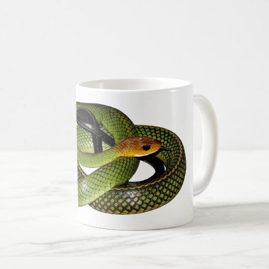 Green Struik Rat Snake Koffiemok (Voorkant rechts)