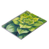 Green Succulent Plant Painting Botanical Notitieboek (Linkerzijde)