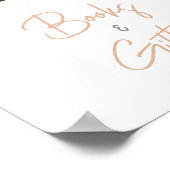 Green Succulenten Baby shower Boeken en geschenken Poster (Hoek)