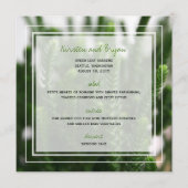 Green Succulents Grass Natuur Foto Modern Wedding Menu (Voorkant)