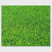 Green Summer Grass Texture Cadeaupapier (Vlak)