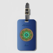 Green Sun Bagagelabel (Voorkant (verticaal))