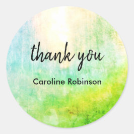 Green Sun Bedankt Sticker