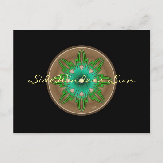Green Sun Briefkaart (Voorkant)