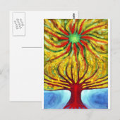 Green Sun Briefkaart (Voorkant / Achterkant)