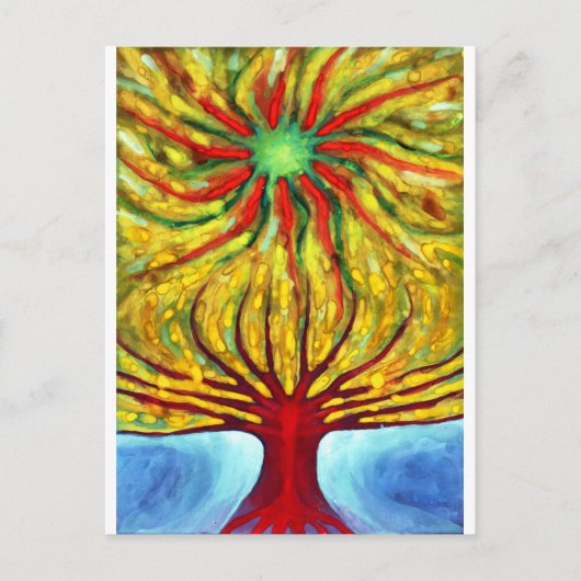 Green Sun Briefkaart (Voorkant)