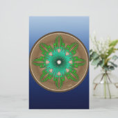 Green Sun Briefpapier (Staand voorkant)