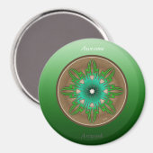 Green Sun Magneet (Voorkant / Achterkant)